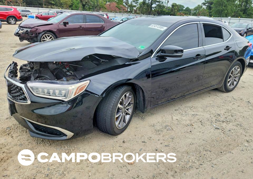 2020 Acura Tlx Technology, uszkodzenie: Przód, Copart lot 62451356