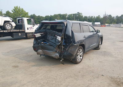 2025 Toyota Grand Highlander Le/xle/limited/night Shade, Front & Rear damage, Iaai lot 45548001, photo 4 of 6