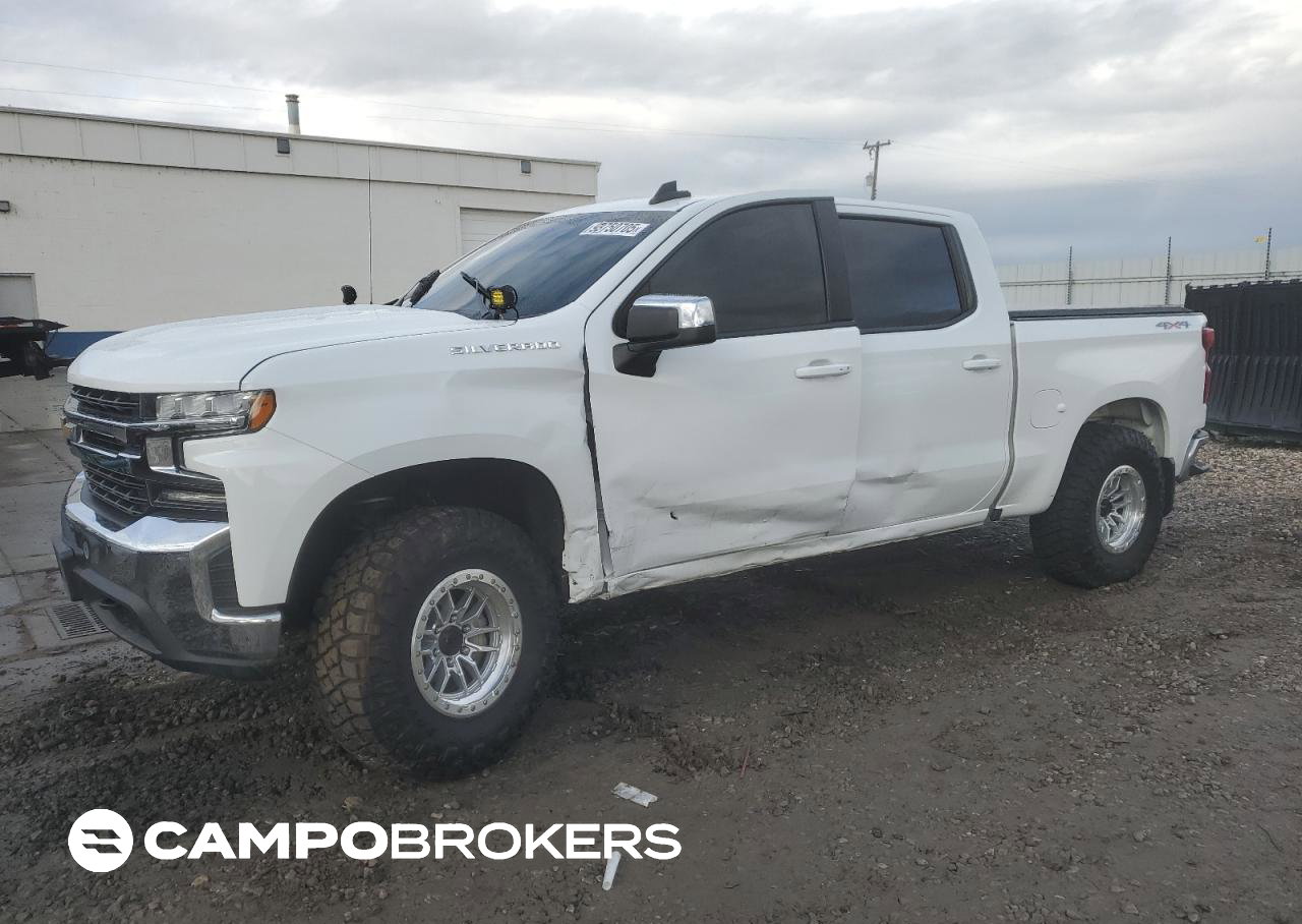 2019 Chevrolet Silverado K1500 Lt, daño Lateral, Copart lote 93750705