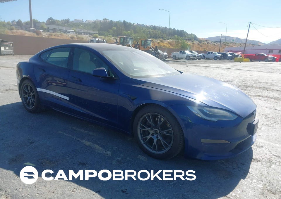 2021 Tesla Model S Long Range Dual Motor All-wheel Drive, uszkodzenie: Lewy tył, Iaai lot 45735736