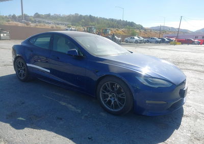 2021 Tesla Model S Long Range Dual Motor All-wheel Drive, uszkodzenie: Lewy tył, Iaai lot 45735736