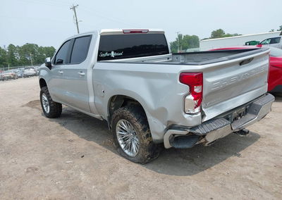2022 Chevrolet Silverado 1500 Ltd 4wd  Short Bed Lt, пошкодження: Правий бік, Iaai лот 45620004, фото 3 з 6
