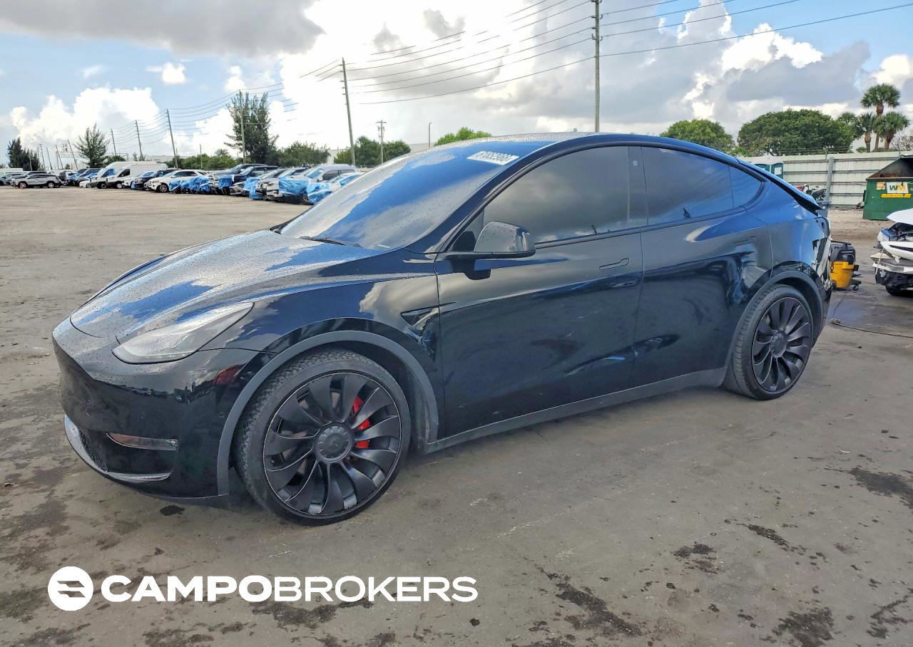 2022 Tesla Model Y, uszkodzenie: Tył, Copart lot 61852966