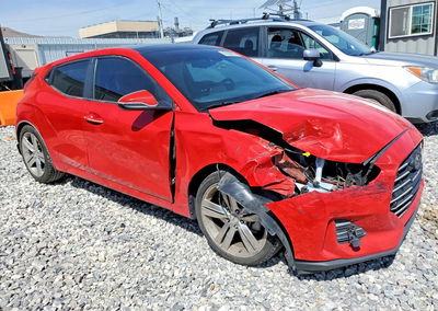 2019 Hyundai Veloster 2.0l Premium, daño Frontal, Copart lote 47566536, foto 4 de 6