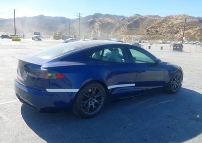 2021 Tesla Model S Long Range Dual Motor All-wheel Drive, uszkodzenie: Lewy tył, Iaai lot 45735736, zdjęcie 4 z 20