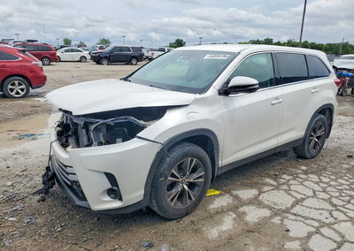 2019 Toyota Highlander Le, daño Frontal, Copart lote 64834186