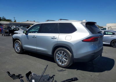 2024 Toyota Grand Highlander Platinum, пошкодження: Передня частина, Copart лот 64107386, фото 2 з 6