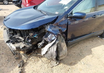 2019 Honda Cr-v Ex-l, Front End damage, Iaai lot 45476487, photo 6 of 17