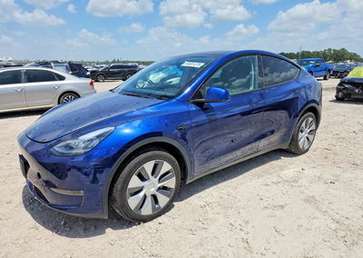 2023 Tesla Model Y, uszkodzenie: Damage History, Copart lot 64961376, zdjęcie 1 z 13