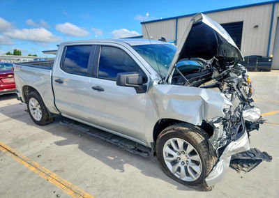 2022 Chevrolet Silverado K1500 Custom, пошкодження: Передня частина, Copart лот 60608756, фото 4 з 6
