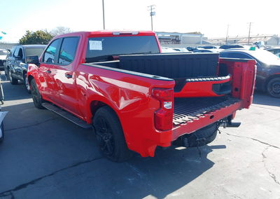 2025 Chevrolet Silverado 1500 2wd  Short Bed Custom, Rear damage, Iaai lot 45619887, photo 3 of 6