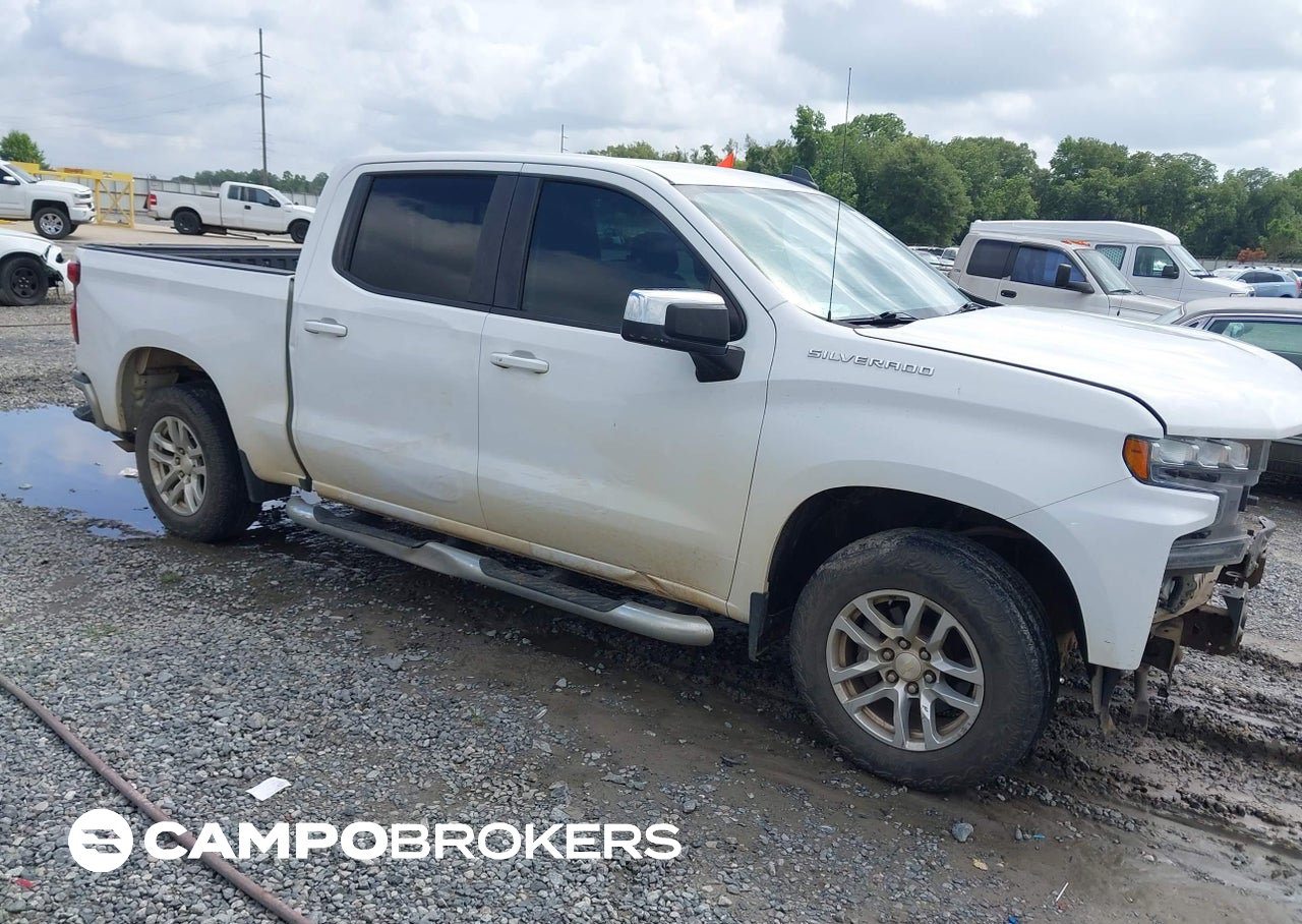 2020 Chevrolet Silverado 1500 2wd  Short Bed Lt, Front End damage, Iaai lot 45691563