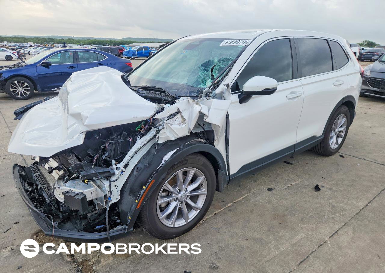 2024 Honda Cr-v Exl, Front End damage, Copart lot 60880706