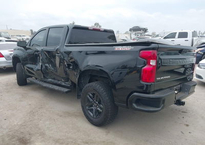 2024 Chevrolet Silverado 1500 4wd  Standard Bed Custom Trail Boss, Left Side damage, Iaai lot 45506206, photo 3 of 6