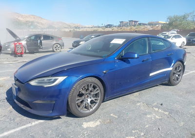 2021 Tesla Model S Long Range Dual Motor All-wheel Drive, uszkodzenie: Lewy tył, Iaai lot 45735736, zdjęcie 2 z 20