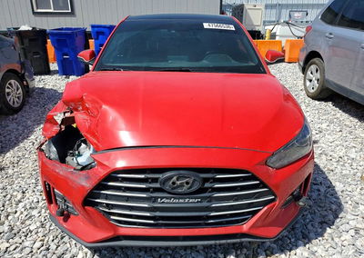 2019 Hyundai Veloster 2.0l Premium, daño Frontal, Copart lote 47566536, foto 5 de 6