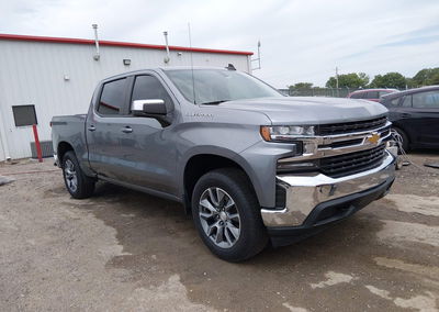 2021 Chevrolet Silverado 1500 4wd  Short Bed Lt, Hail damage, Iaai lot 45520945