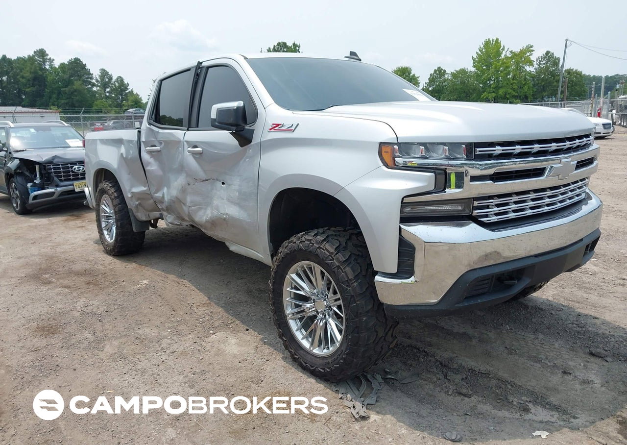 2022 Chevrolet Silverado 1500 Ltd 4wd  Short Bed Lt, пошкодження: Правий бік, Iaai лот 45620004