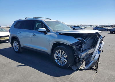 2024 Toyota Grand Highlander Platinum, пошкодження: Передня частина, Copart лот 64107386, фото 4 з 6