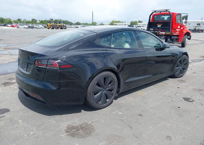 2023 Tesla Model S Dual Motor All-wheel Drive/standard Range, пошкодження: Затоплення, Iaai лот 45657122, фото 4 з 6
