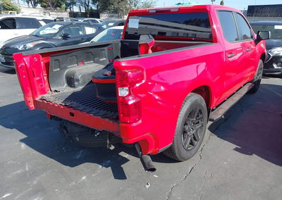 2025 Chevrolet Silverado 1500 2wd  Short Bed Custom, Rear damage, Iaai lot 45619887, photo 4 of 6