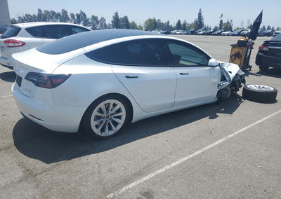 2022 Tesla Model 3, daño Frontal, Copart lote 59391675, foto 3 de 6