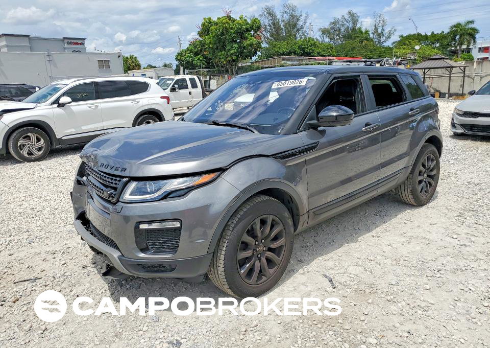 2019 Land Rover Range Rover Evoque Se, daño Frontal, Copart lote 63019026