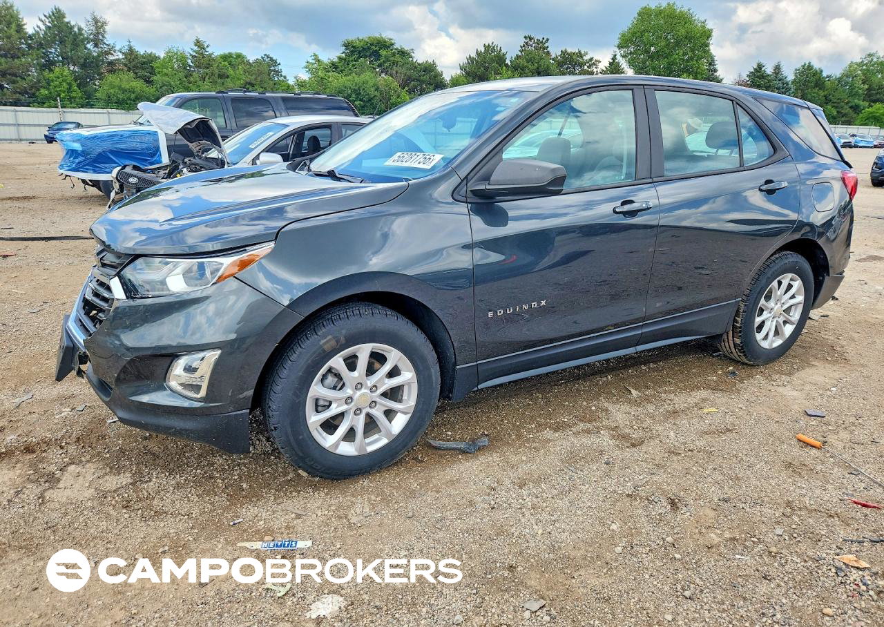 2020 Chevrolet Equinox Ls, daño Frontal, Copart lote 56281756