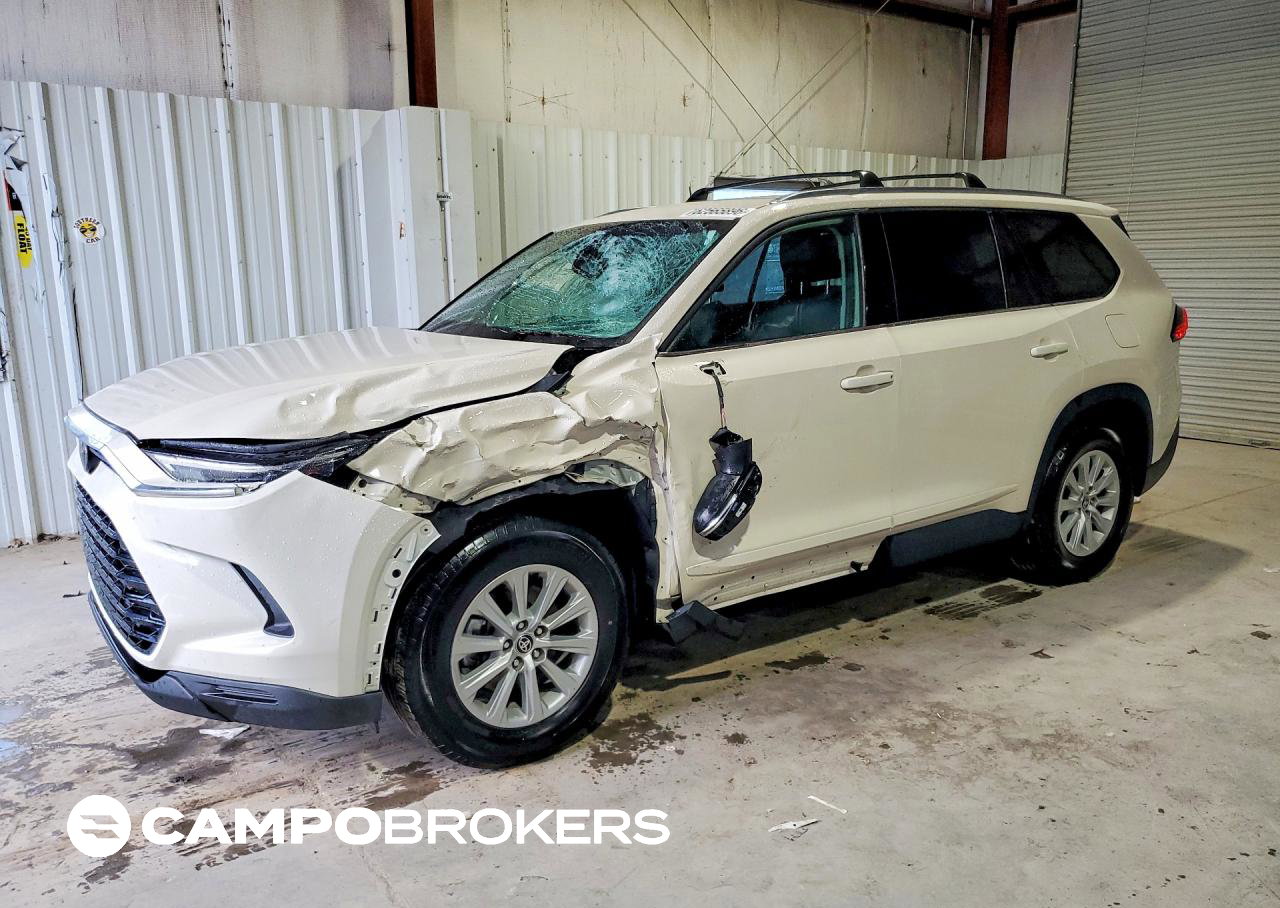 2024 Toyota Grand Highlander Xle, daño Frontal, Copart lote 62565896