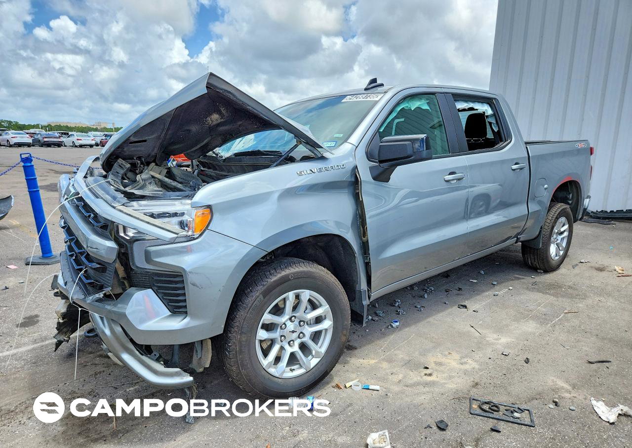 2026 Chevrolet Silverado K1500 Rst, Front End damage, Copart lot 64288736