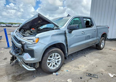 2026 Chevrolet Silverado K1500 Rst, Front End damage, Copart lot 64288736