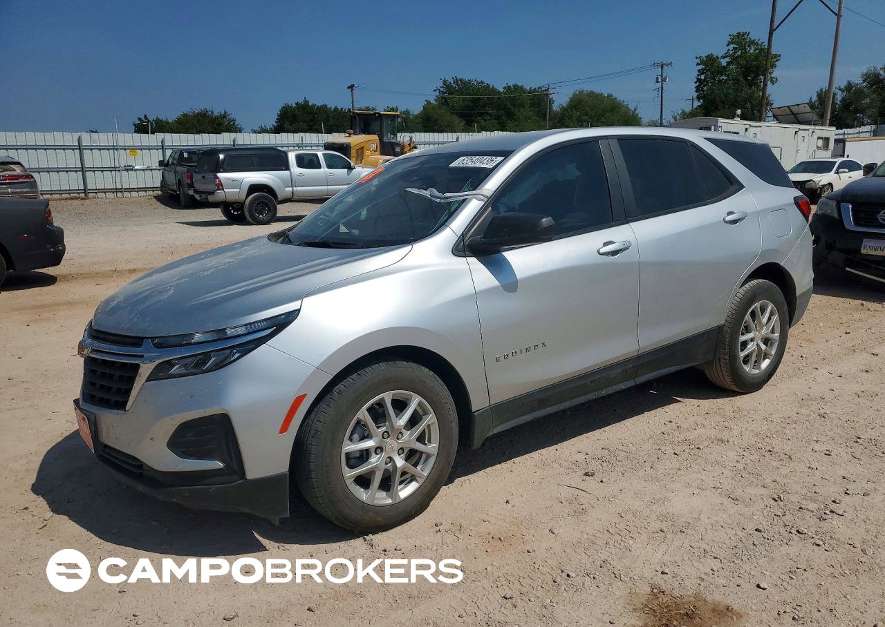 2022 Chevrolet Equinox Ls, daño Inundación, Copart lote 63540436