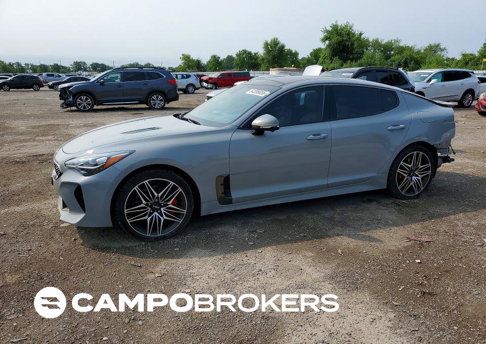 2022 Kia Stinger Gt2, uszkodzenie: Tył, Copart lot 64206656