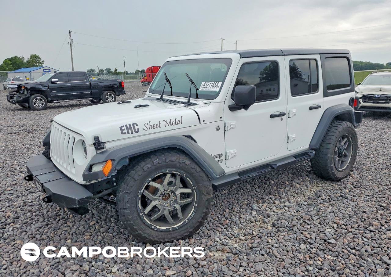 2020 Jeep Wrangler Unlimited Sport, uszkodzenie: Przód, Copart lot 63211656