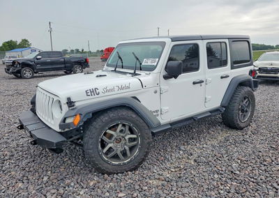 2020 Jeep Wrangler Unlimited Sport, пошкодження: Передня частина, Copart лот 63211656