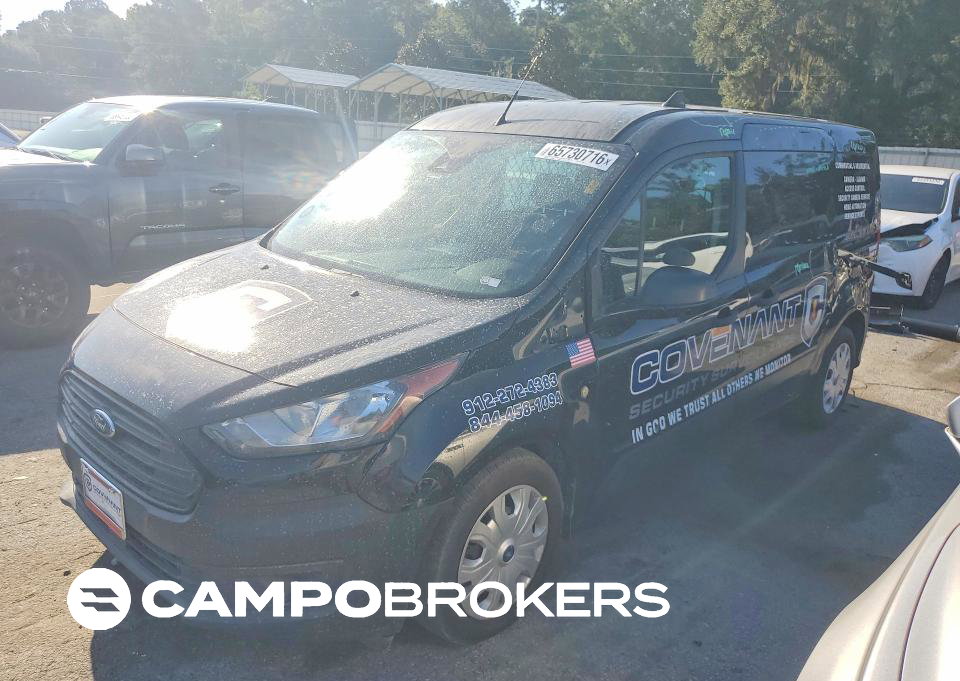 2020 Ford Transit Connect Xl, daño Lateral, Copart lote 65730716