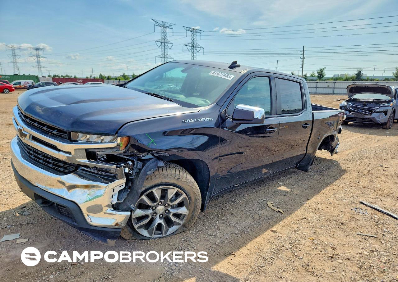 2020 Chevrolet Silverado K1500 Lt, uszkodzenie: Przód, Copart lot 61427466