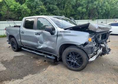 2024 Chevrolet Silverado C1500 Custom, daño Frontal, Copart lote 61525776, foto 4 de 6