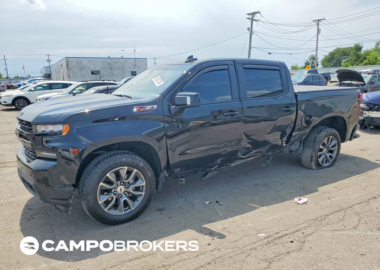 2022 Chevrolet Silverado Ltd K1500 Rst, uszkodzenie: Bok, Copart lot 62587106