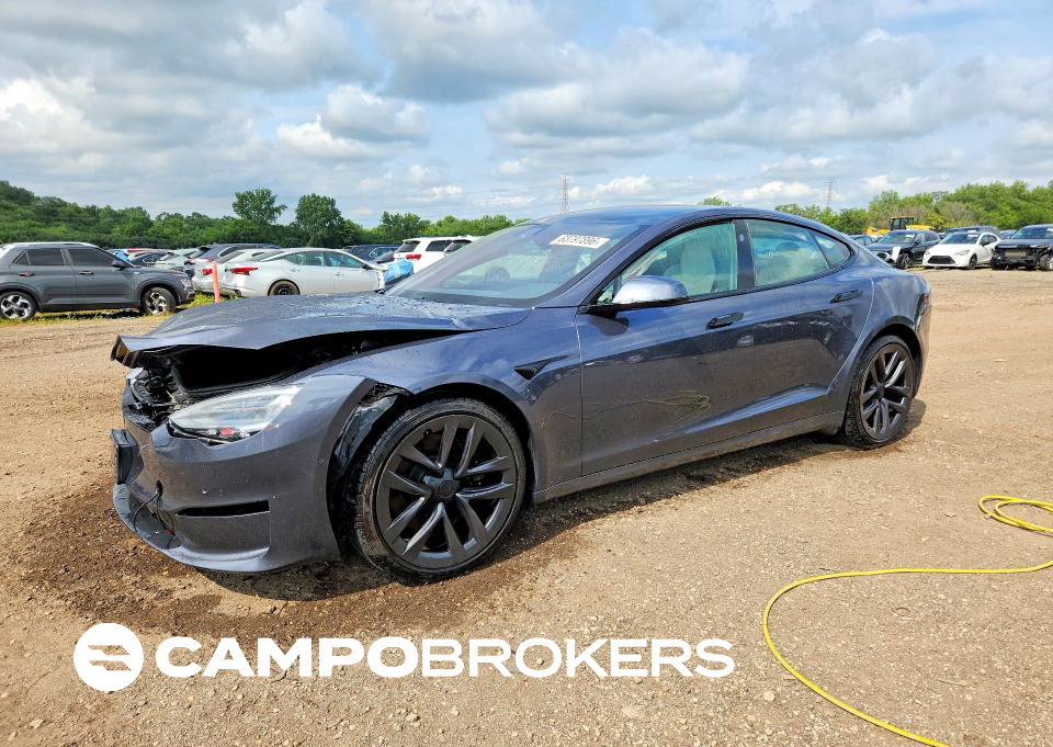 2022 Tesla Model S, uszkodzenie: Przód, Copart lot 63797896