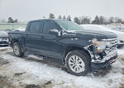 2022 Chevrolet Silverado K1500 Custom, пошкодження: Передня частина, Copart лот 78233395, фото 4 з 6
