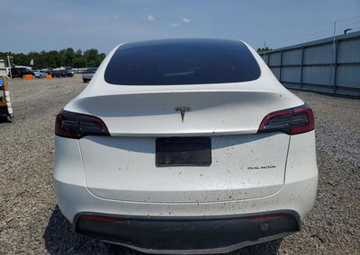 2025 Tesla Model Y, Front End damage, Copart lot 59261816, photo 6 of 14