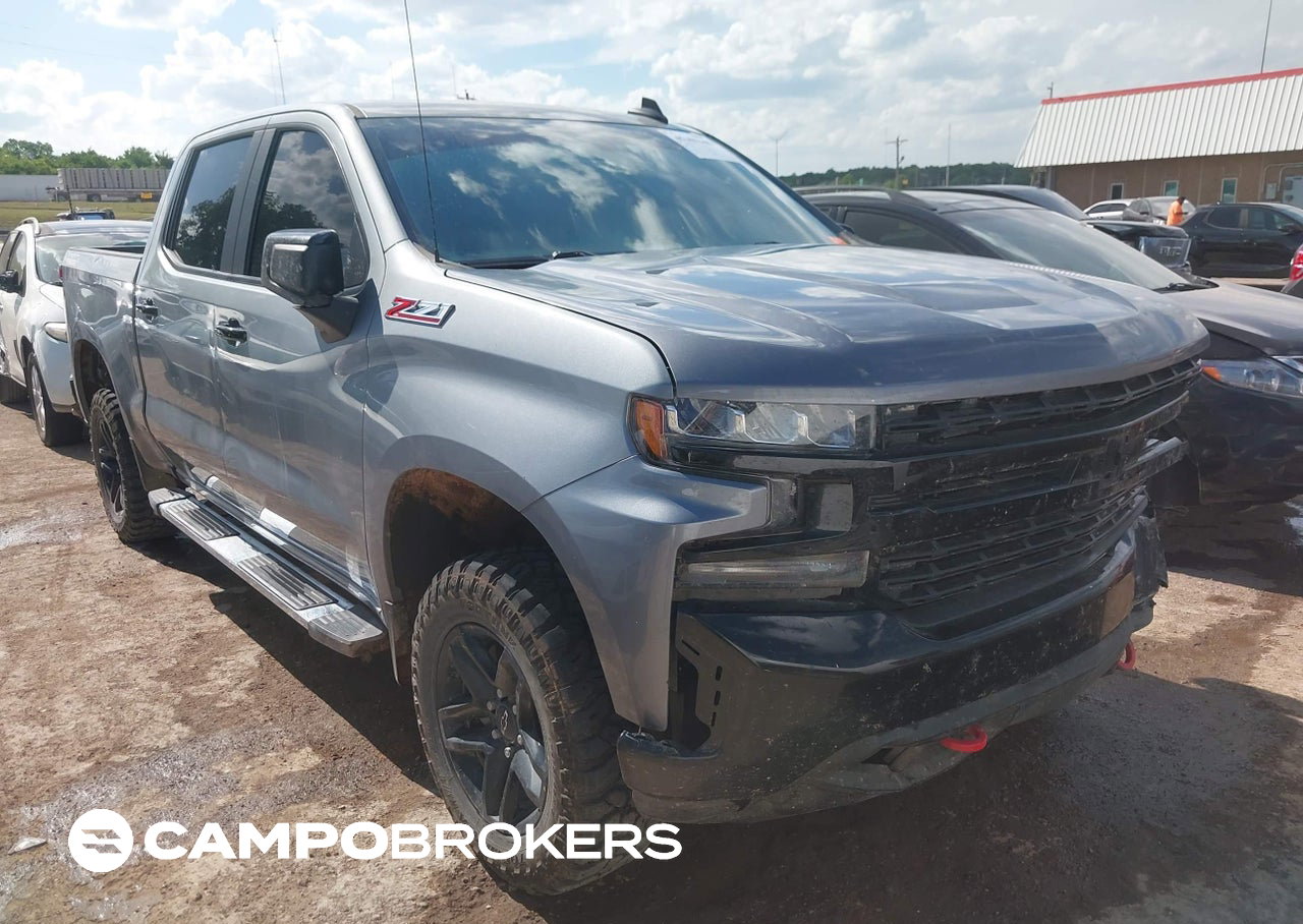 2021 Chevrolet Silverado 1500 4wd  Short Bed Lt Trail Boss, daño Left & Right Side, Iaai lote 45301346