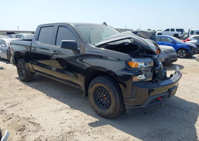 2021 Chevrolet Silverado 1500 2wd  Short Bed Custom, Front End damage, Iaai lot 45671652
