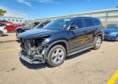 2019 Toyota Highlander Limited, uszkodzenie: Przód, Copart lot 65662306