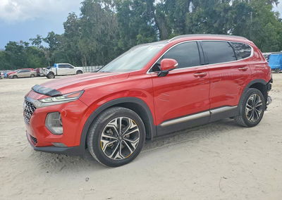 2019 Hyundai Santa Fe Limited 2.0t, uszkodzenie: Tył, Copart lot 62782846