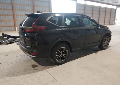 2020 Honda Cr-v Awd Ex-l, Front End damage, Iaai lot 45692063, photo 4 of 17