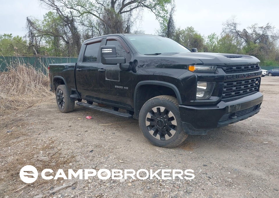 2020 Chevrolet Silverado 2500hd 4wd  Standard Bed Custom, uszkodzenie: Prawy tył, Iaai lot 44821962