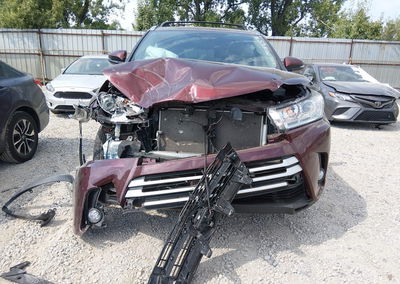 2019 Toyota Highlander Xle, пошкодження: Передня частина, Iaai лот 45594517, фото 6 з 6