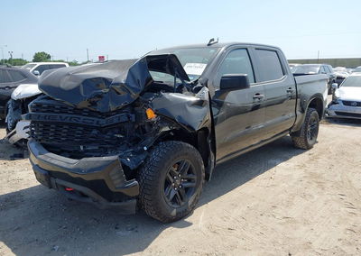2021 Chevrolet Silverado 1500 2wd  Short Bed Custom, uszkodzenie: Przód, Iaai lot 45671652, zdjęcie 2 z 6